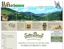 Tablet Screenshot of ilsottobosco.com